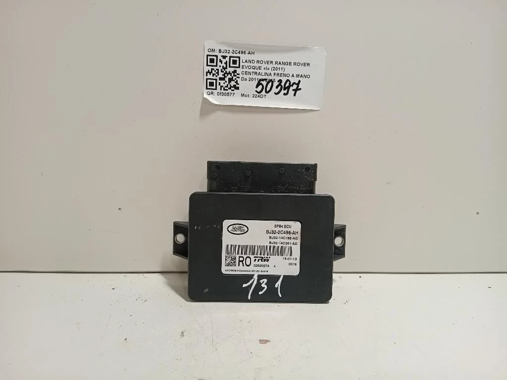 Centralina Freno A MANO BJ32-2C496-AH Land Rover Range Rover Evoque I 2011