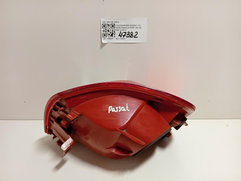 Fanale POST SX 3C9 945 095 N Volkswagen Passat V 2005