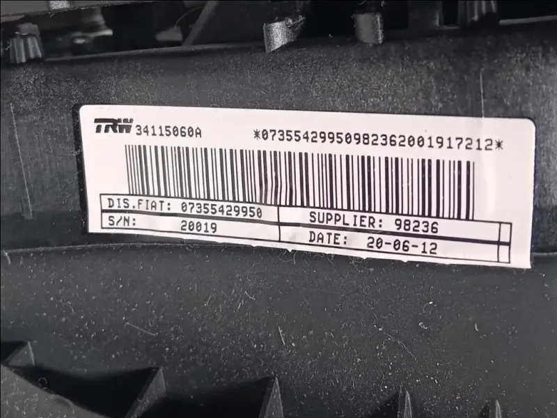 Air-bag Guidatore 34115060A LANCIA CHRYSLER YPSILON Lancia Ypsilon III 2011