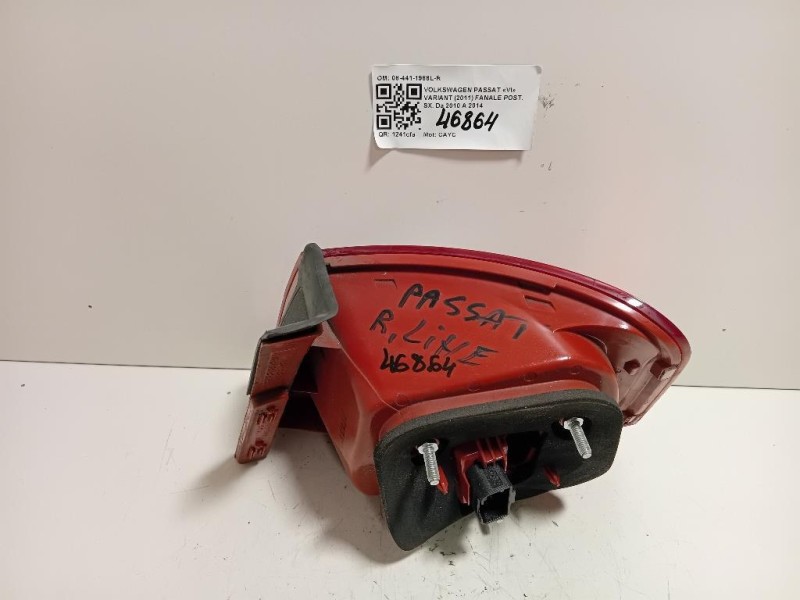Fanale POST SX 3C5945095H Volkswagen Passat VI Variant 2011
