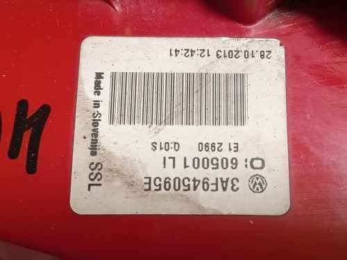 Fanale POST SX 3AF945095E Volkswagen Passat VI Variant 2011