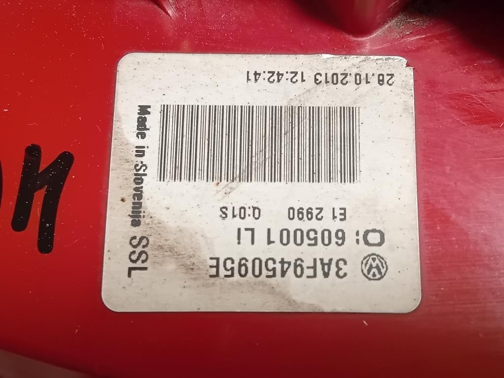 Fanale POST SX 3AF945095E Volkswagen Passat VI Variant 2011