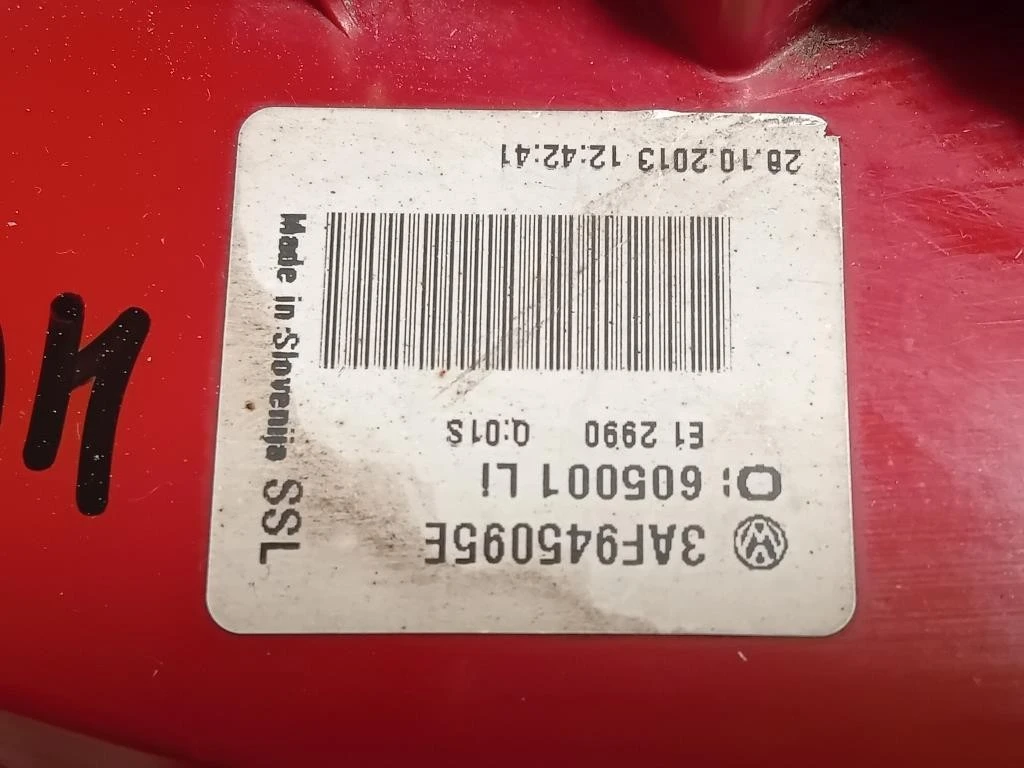 Fanale POST SX 3AF945095E Volkswagen Passat VI Variant 2011