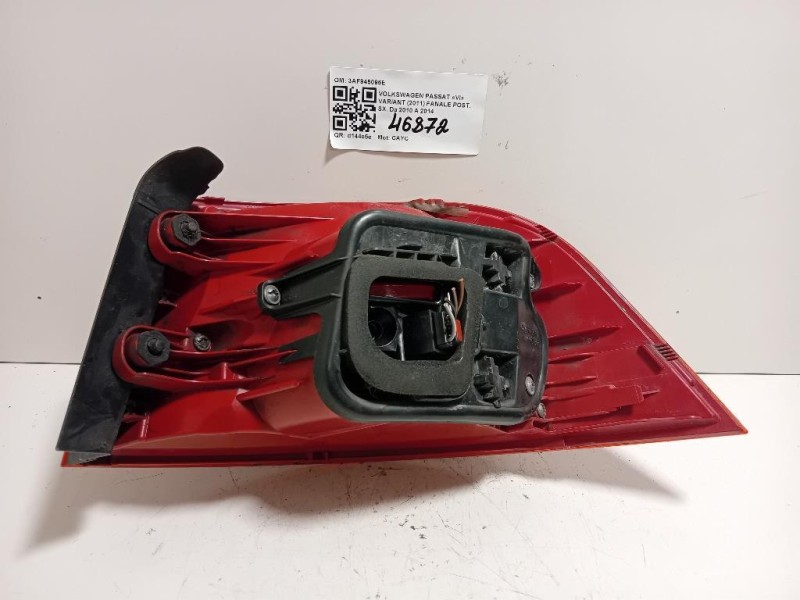 Fanale POST SX 3AF945095E Volkswagen Passat VI Variant 2011