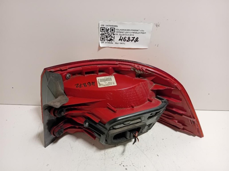 Fanale POST SX 3AF945095E Volkswagen Passat VI Variant 2011