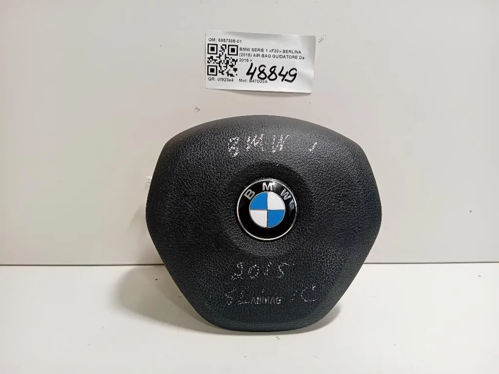 Air-bag Guidatore 6857306-01 Bmw Serie 1 F20 Berlina 2015