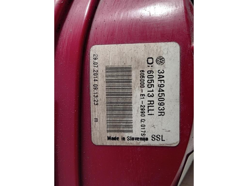 Fanale POST SX 3AF945093R Volkswagen Passat VI Variant 2011