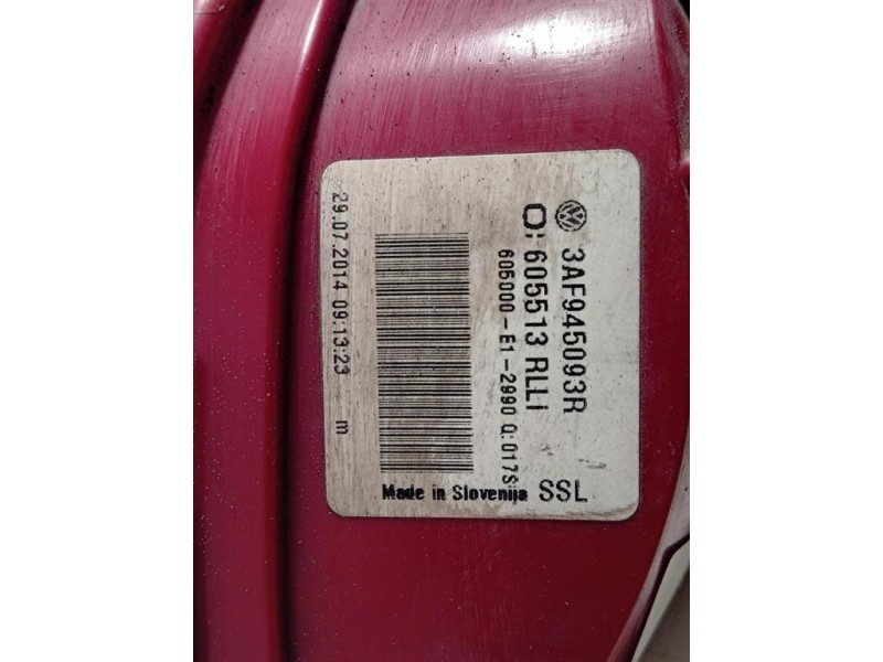 Fanale POST SX 3AF945093R Volkswagen Passat VI Variant 2011
