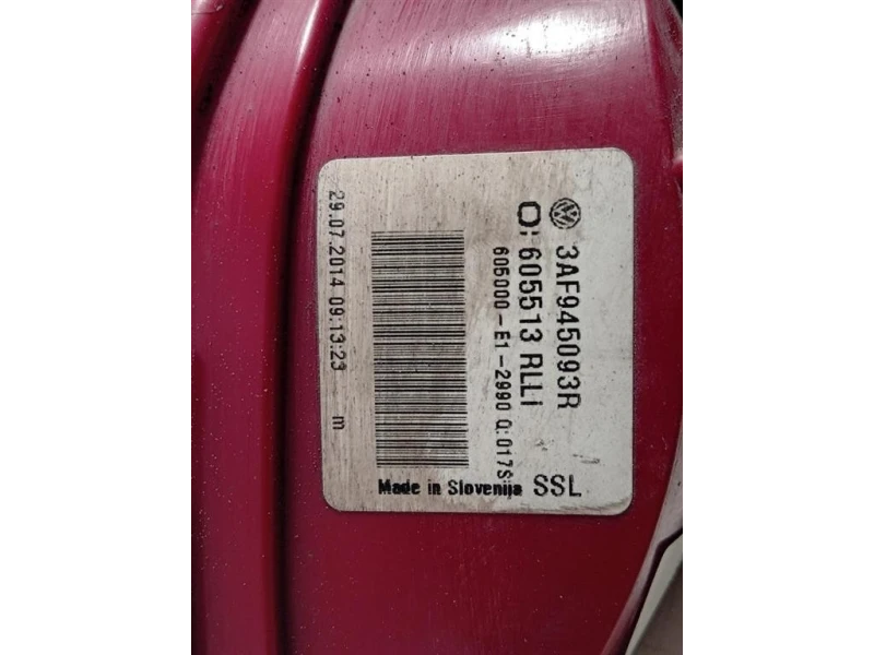 Fanale POST SX 3AF945093R Volkswagen Passat VI Variant 2011