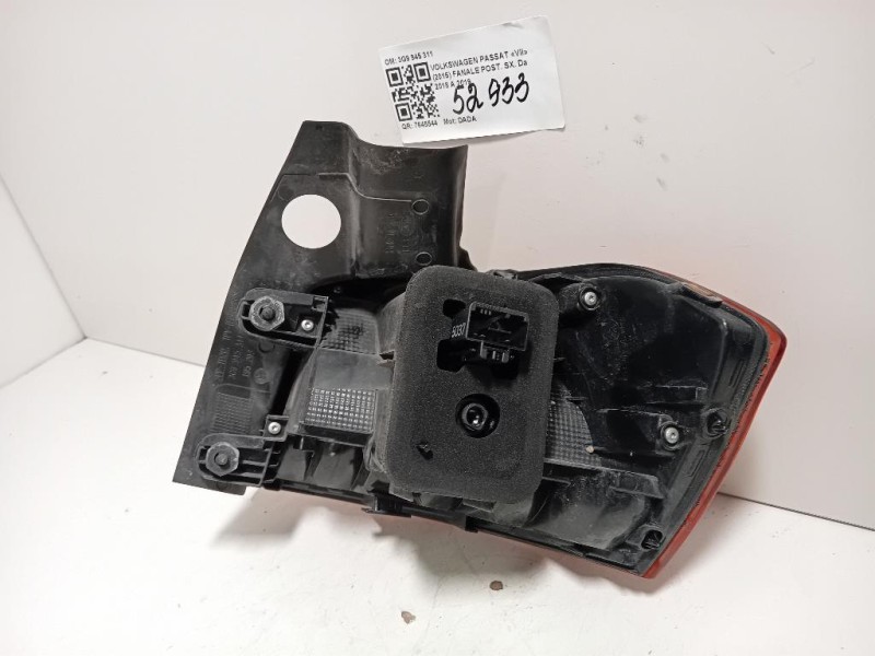Fanale POST SX 3G9 945 311 Volkswagen Passat VII 2015