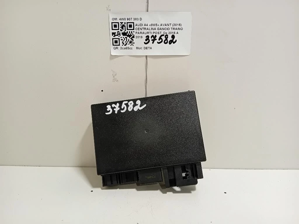Centralina Gancio Traino Paraurti POST 4W0 907 383 D Audi A4 8W5 Avant 2015