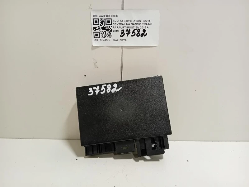 Centralina Gancio Traino Paraurti POST 4W0 907 383 D Audi A4 8W5 Avant 2015