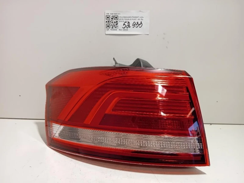 Fanale POST SX 3G9 945 311 Volkswagen Passat VII 2015