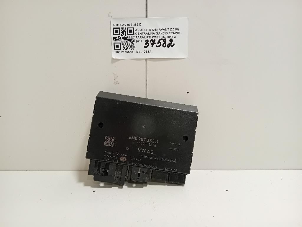 Centralina Gancio Traino Paraurti POST 4W0 907 383 D Audi A4 8W5 Avant 2015