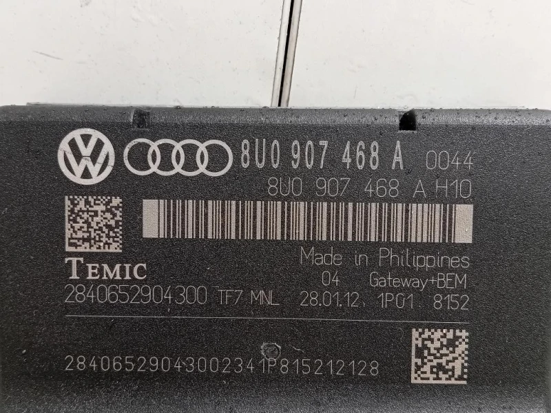 Centralina Gateway 8U0 907 468 A Audi A1 8XA Sportback 2012