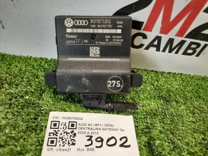 Centralina Gateway 1K0907530Q Audi A3 8P1 2008