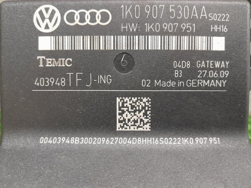 Centralina Gateway 1K0907530AA Audi A3 8PA Sportback 2008