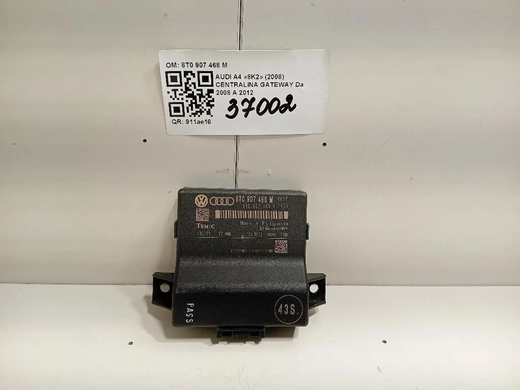 Centralina Gateway 8T0 907 468 M Audi A4 8K2 2008