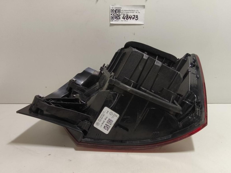 Fanale POST SX 2GS945095 Volkswagen POLO VII 2017