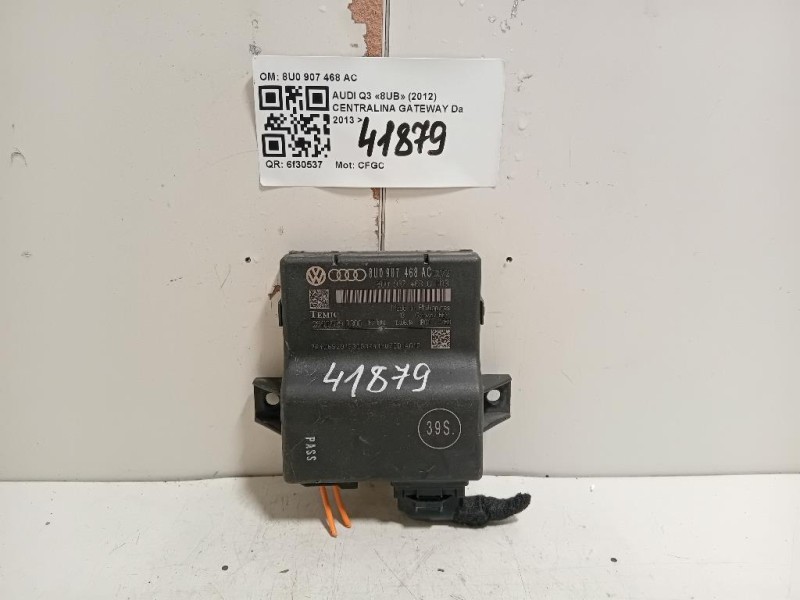 Centralina Gateway 8U0 907 468 AC Audi Q3 8UB 2012