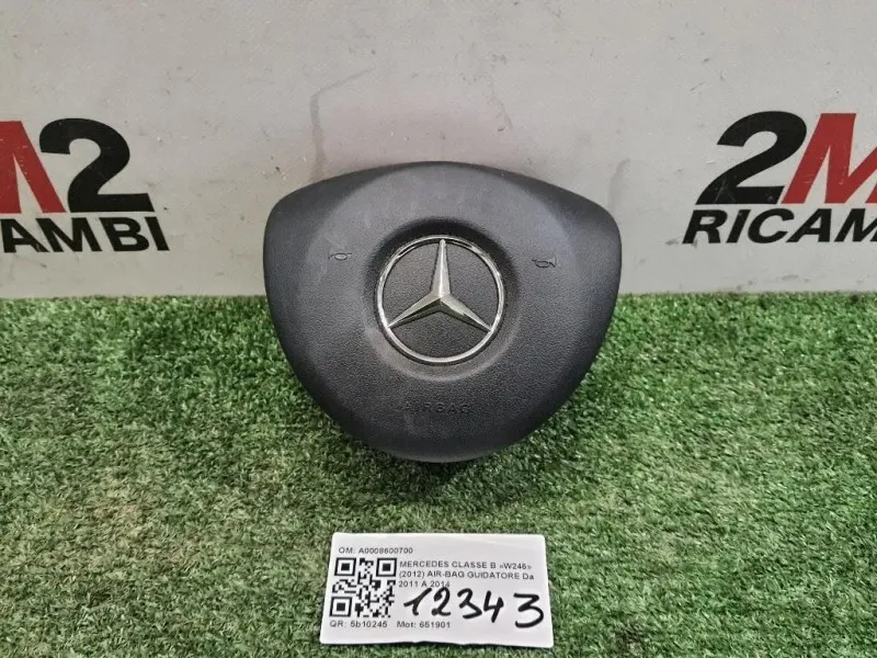 Air-bag Guidatore A0008600700 Mercedes Classe B W246 2012