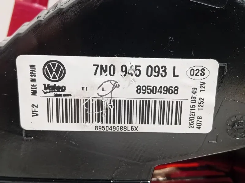 Fanale POST SX 7N0 945 093 L Volkswagen Sharan IV 2010