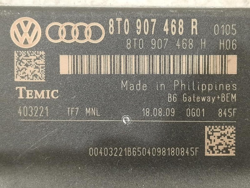 Centralina Gateway 8T0 907 468 R Audi Q5 8RB 2012