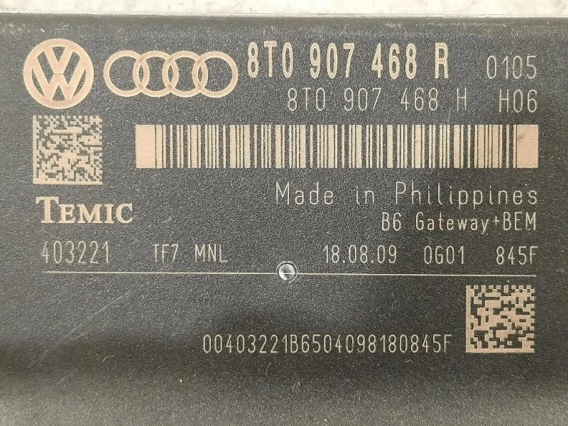 Centralina Gateway 8T0 907 468 R Audi Q5 8RB 2012