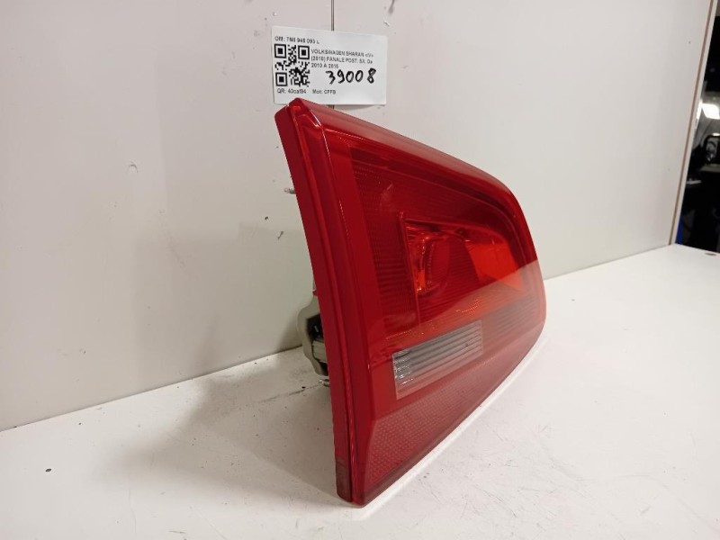 Fanale POST SX 7N0 945 093 L Volkswagen Sharan IV 2010
