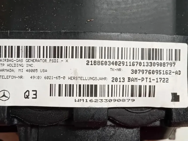 Air-bag Guidatore 307976095162-AD Mercedes Classe B W246 2012