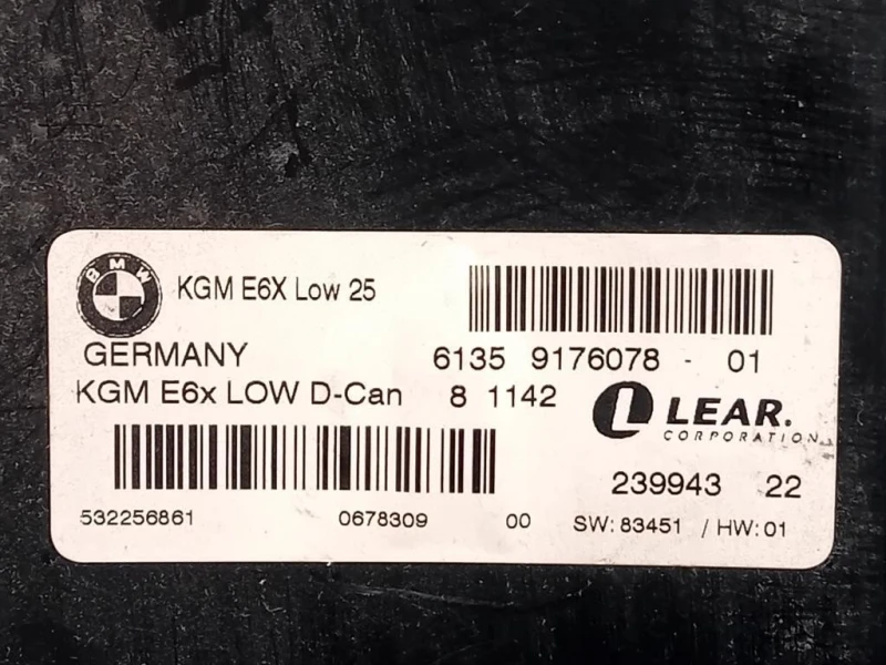 Centralina Gateway 61359176078 Bmw Serie 5 E60 Berlina 2004
