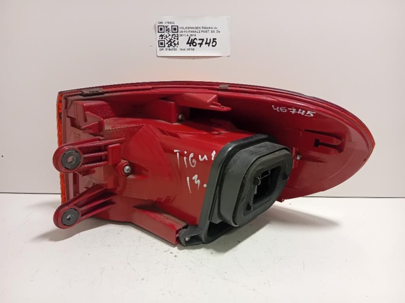 Fanale POST SX 178933 Volkswagen Tiguan I 2011