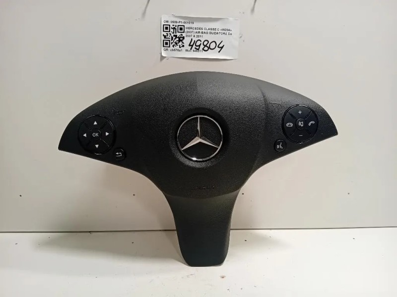 Air-bag Guidatore 0589-P1-001019 Mercedes Classe C W204 2007