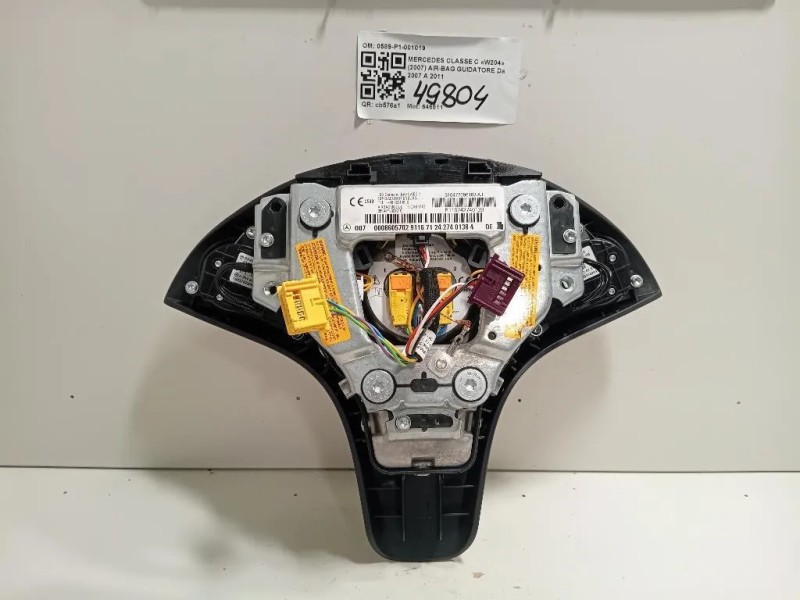 Air-bag Guidatore 0589-P1-001019 Mercedes Classe C W204 2007