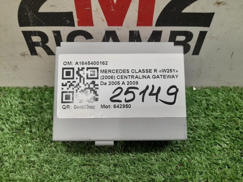 Centralina Gateway A1645400162 Mercedes Classe R W251 2006