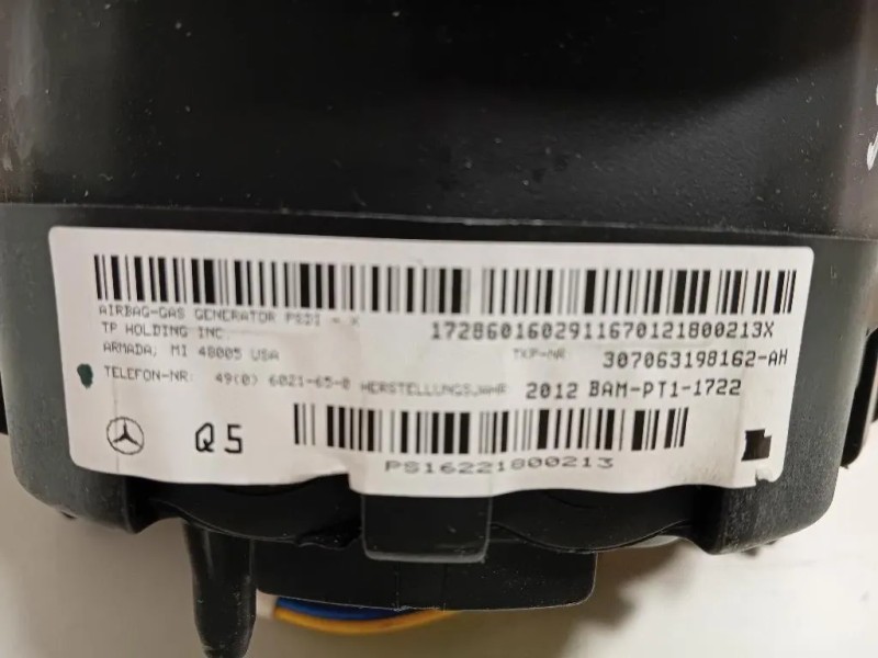 Air-bag Guidatore 307063198162-AH Mercedes Classe E W212 2009