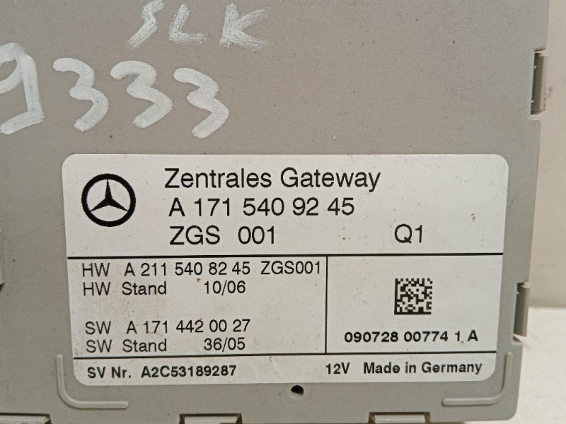 Centralina Gateway A1715409245 Mercedes Classe SLK R171 2004