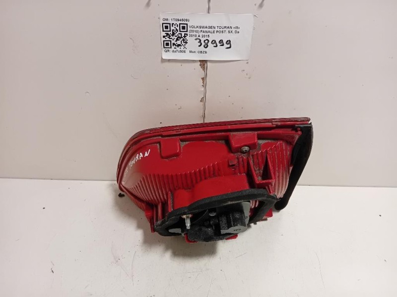 Fanale POST SX 1T0945093 Volkswagen Touran III 2010