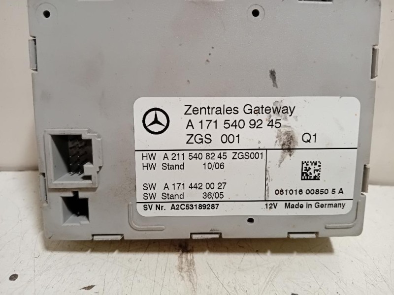 Centralina Gateway A1715409245 Mercedes Classe SLK R171 2008