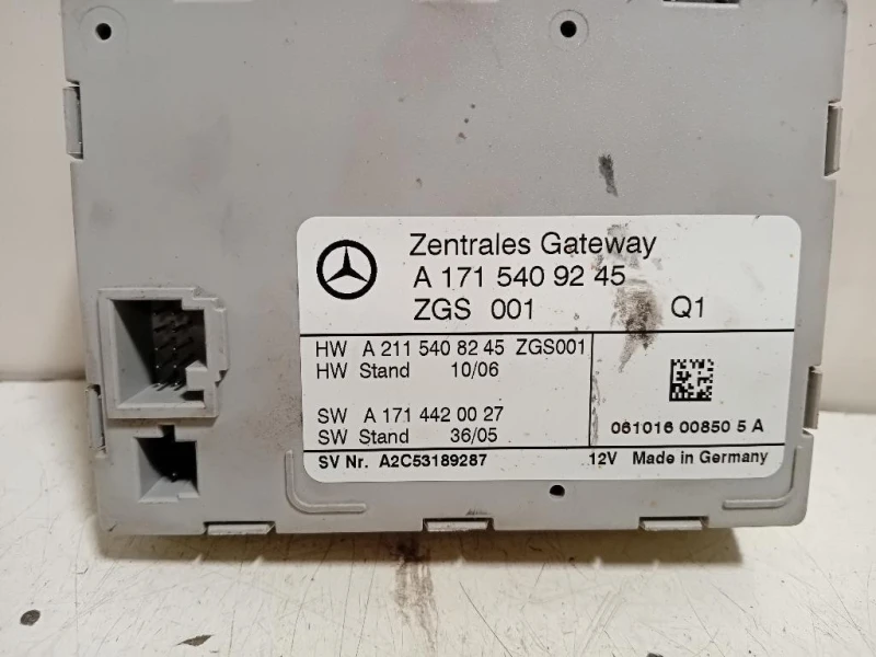 Centralina Gateway A1715409245 Mercedes Classe SLK R171 2008