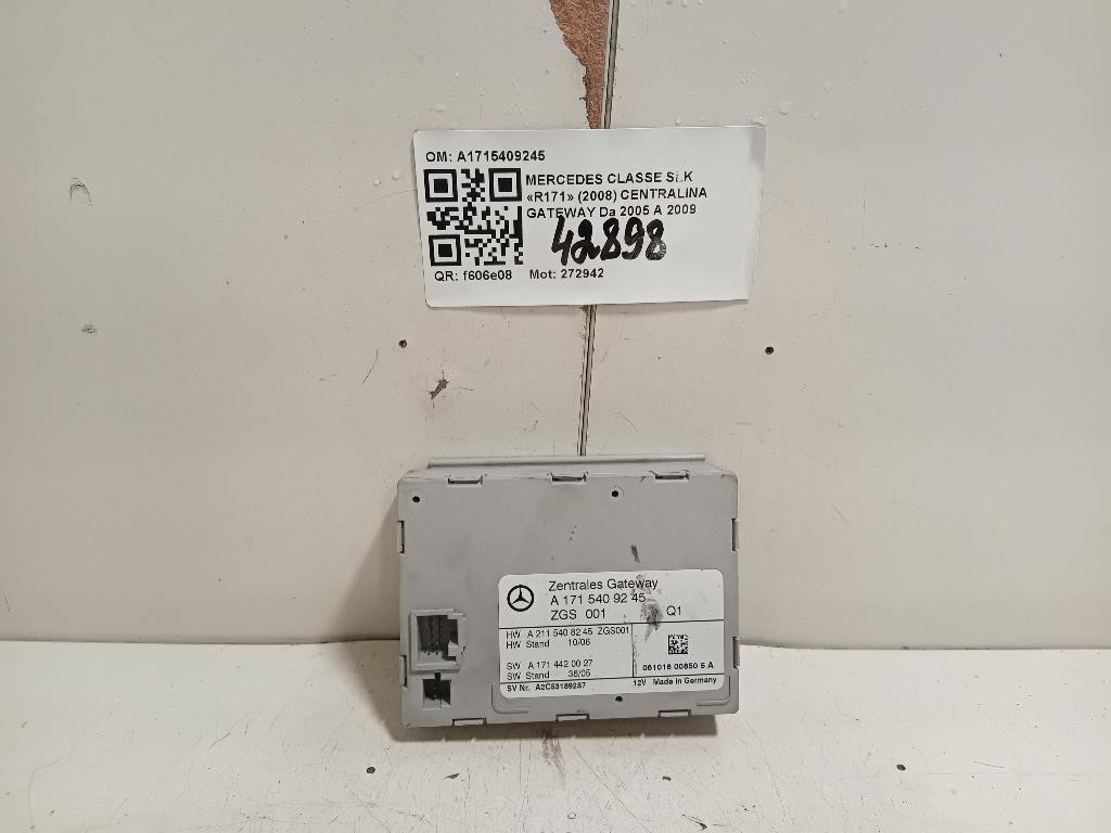 Centralina Gateway A1715409245 Mercedes Classe SLK R171 2008