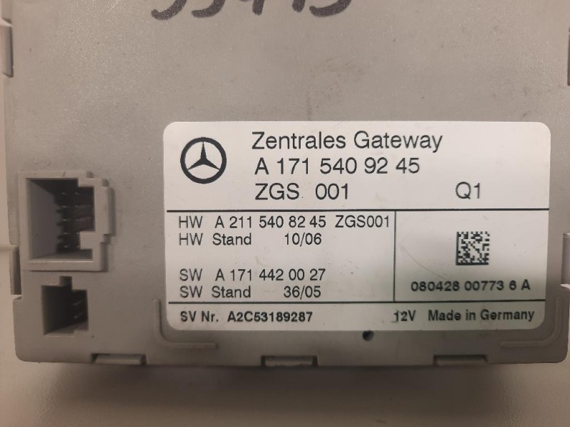 Centralina Gateway A1715409245 Mercedes Classe SLK R171 2008