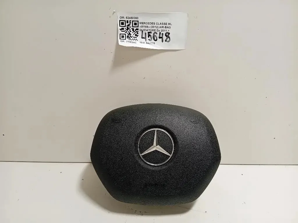 Air-bag Guidatore 62450360 Mercedes Classe ML W166 2012