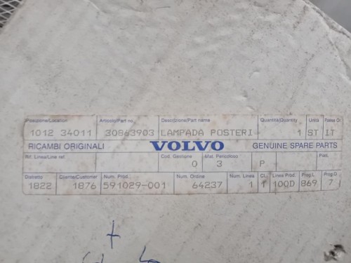 Fanale POST SX 30863903 S40 V40 Volvo V40 I 1996