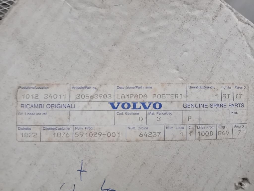 Fanale POST SX 30863903 S40 V40 Volvo V40 I 1996