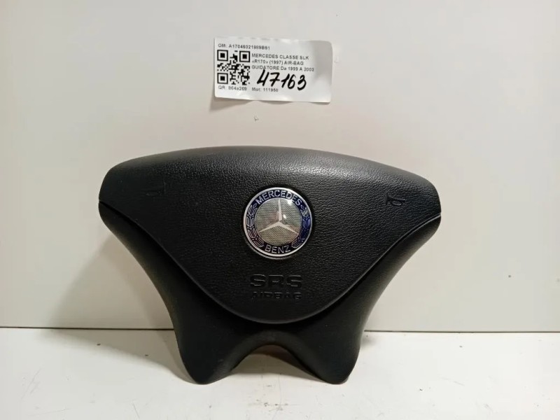 Air-bag Guidatore A17046021989B51 Mercedes Classe SLK R170 1997