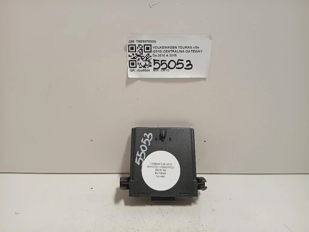 Centralina Gateway 7N0907530S Volkswagen Touran III 2010