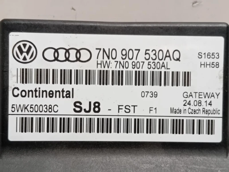Centralina Gateway 7N0907530AQ Volkswagen Touran III 2010