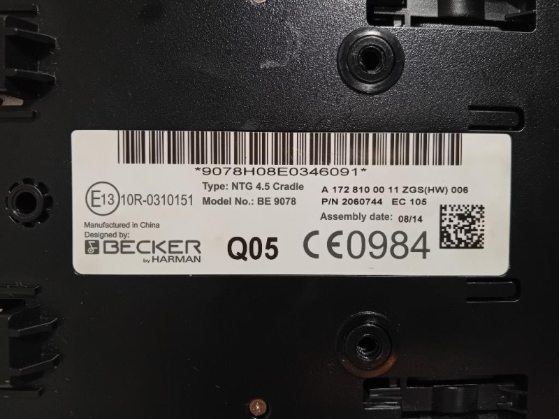 Centralina GPS A1728100011 Mercedes Classe A W176 2013