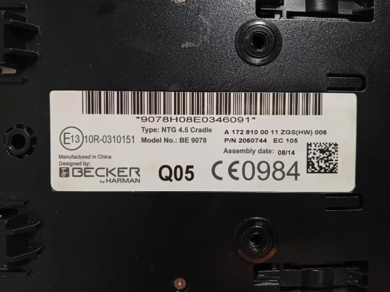 Centralina GPS A1728100011 Mercedes Classe A W176 2013